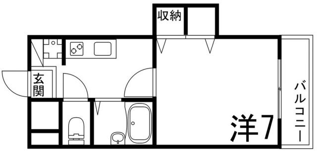 ジュネス神屋町 4階 1K 賃貸物件詳細