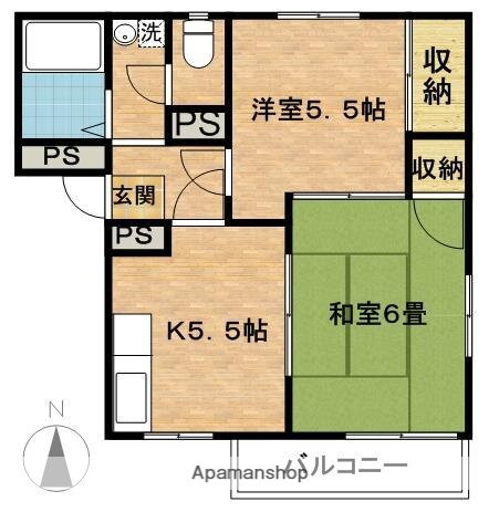 千葉県市川市北国分３ 北国分駅 2DK アパート 賃貸物件詳細