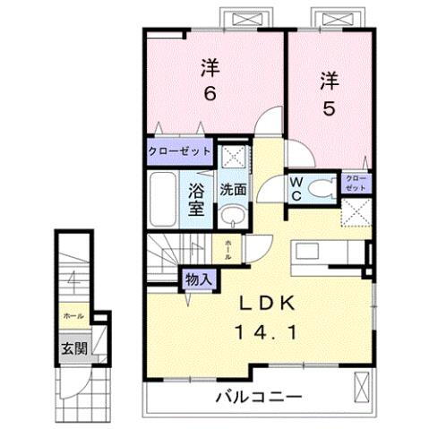 香川県高松市飯田町 鬼無駅 2LDK アパート 賃貸物件詳細