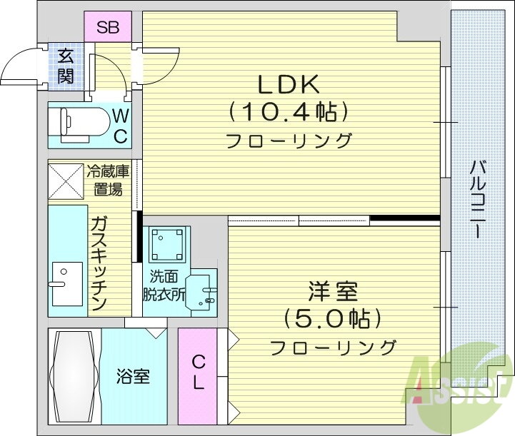 北海道札幌市中央区南十二条西１２ 中島公園駅 1LDK マンション 賃貸物件詳細
