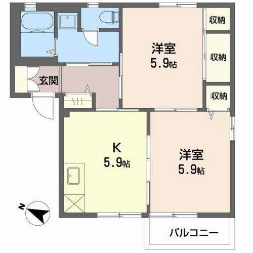 静岡県田方郡函南町柏谷 伊豆仁田駅 2DK アパート 賃貸物件詳細