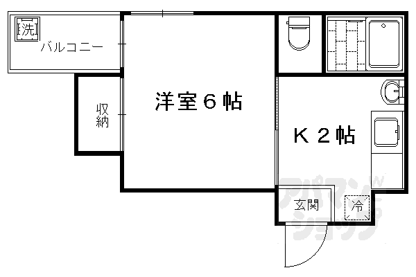 京都府京都市右京区山ノ内宮前町 太秦天神川駅 1K マンション 賃貸物件詳細