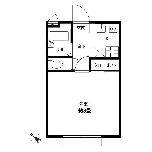 神奈川県相模原市緑区元橋本町 橋本駅 1K アパート 賃貸物件詳細