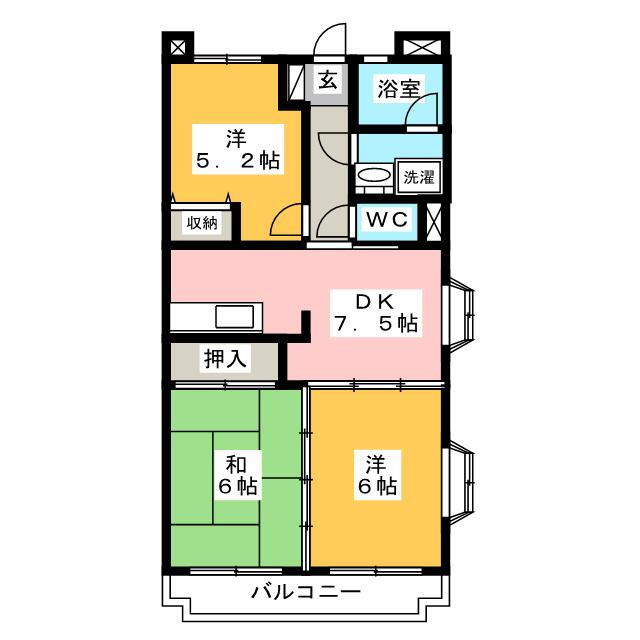 埼玉県川口市芝塚原１ 蕨駅 3DK マンション 賃貸物件詳細