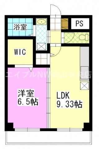 岡山県岡山市北区辰巳 備前西市駅 1LDK マンション 賃貸物件詳細