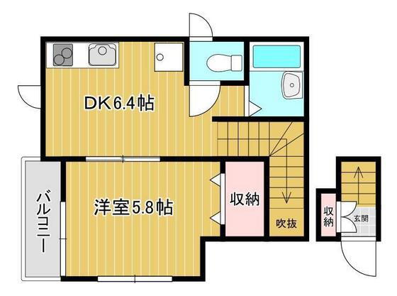 広島県広島市安芸区船越３ 海田市駅 1DK アパート 賃貸物件詳細