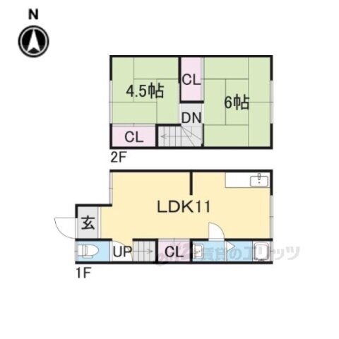 奈良県橿原市城殿町 畝傍御陵前駅 2LDK 一戸建て 賃貸物件詳細