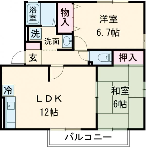 福岡県北九州市八幡西区本城３ 本城駅 2LDK アパート 賃貸物件詳細