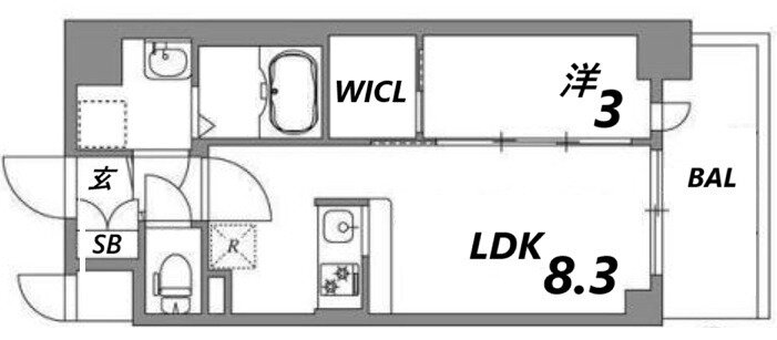 大阪府吹田市芳野町 江坂駅 1LDK マンション 賃貸物件詳細
