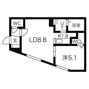 北海道札幌市中央区南七条西２４ 円山公園駅 1LDK マンション 賃貸物件詳細