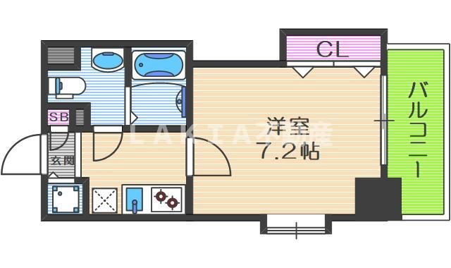 大阪府大阪市西区江戸堀３ 阿波座駅 1K マンション 賃貸物件詳細