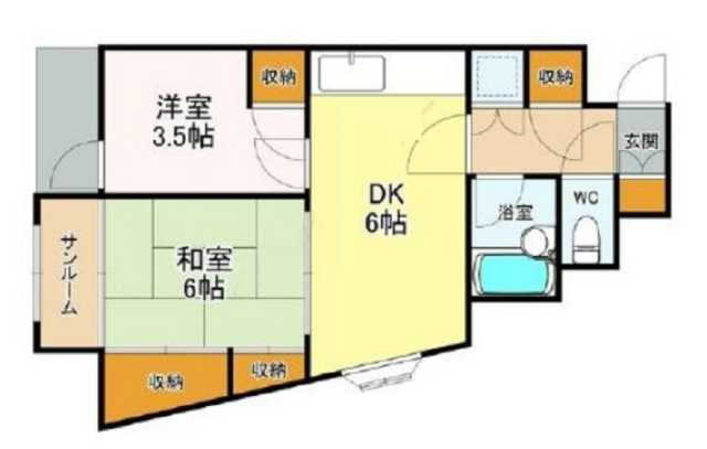 東京都世田谷区駒沢２ 駒沢大学駅 2DK マンション 賃貸物件詳細