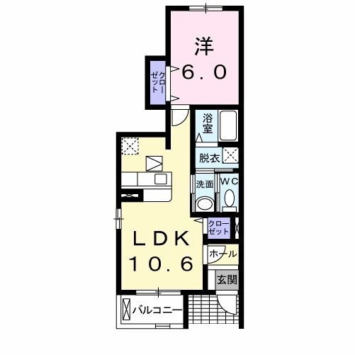 カーサ・トランキーロ 1階 1LDK 賃貸物件詳細
