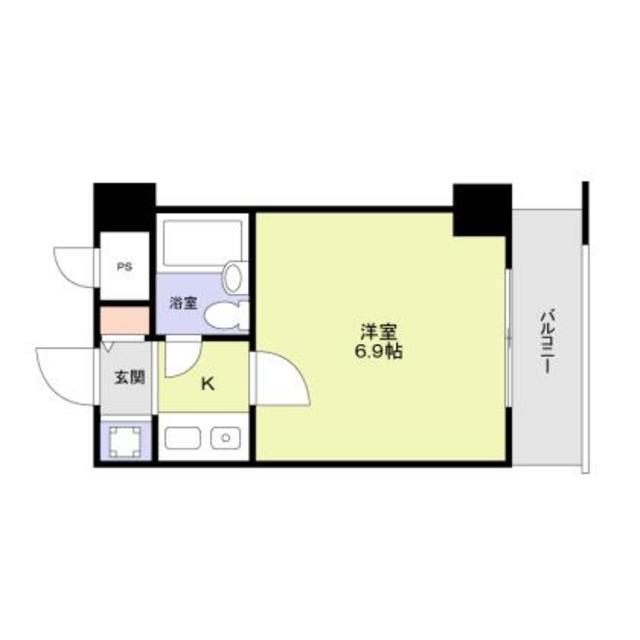 神奈川県横浜市鶴見区鶴見中央３ 京急鶴見駅 1K マンション 賃貸物件詳細