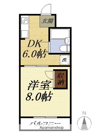 静岡県浜松市中央区笠井新田町 浜松駅 1DK マンション 賃貸物件詳細