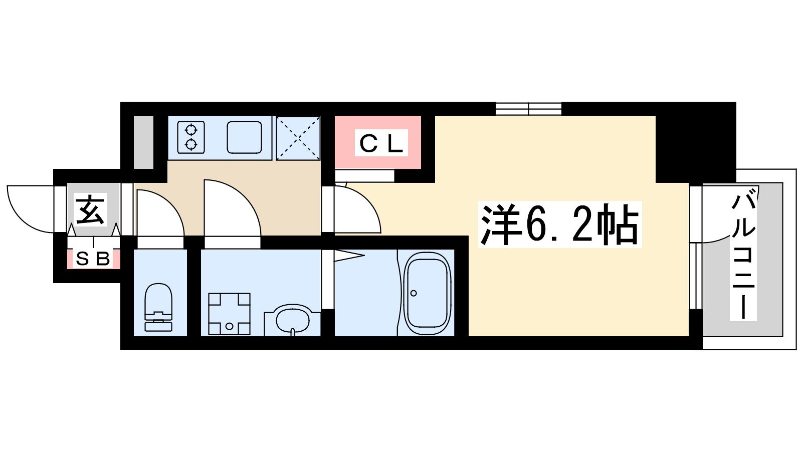 大阪府大阪市淀川区十三本町２ 十三駅 1K マンション 賃貸物件詳細
