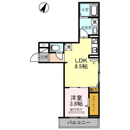 埼玉県さいたま市北区東大成町２ 加茂宮駅 1LDK アパート 賃貸物件詳細