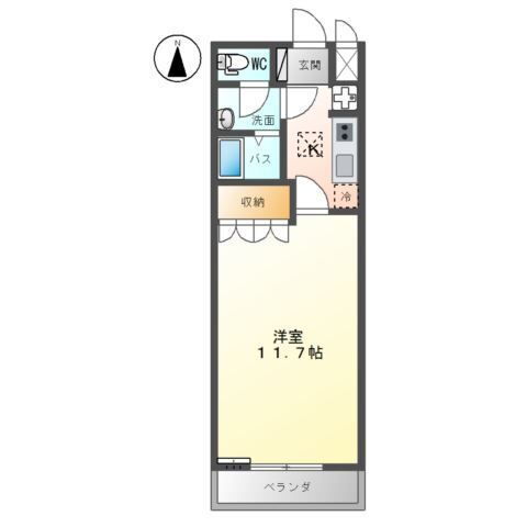 栃木県栃木市野中町 新栃木駅 1K アパート 賃貸物件詳細