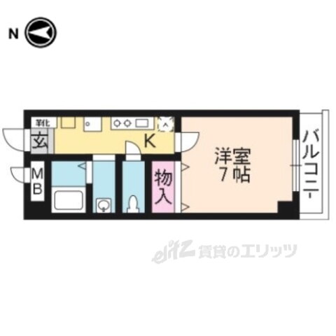 京都府京都市伏見区桃山町金井戸島 中書島駅 1K マンション 賃貸物件詳細