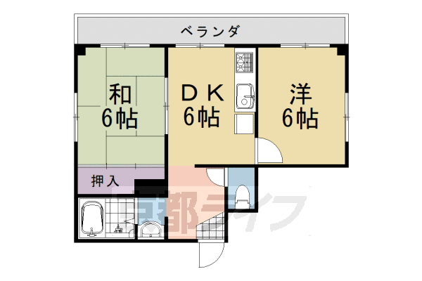 京都府京都市西京区大枝沓掛町 桂駅 2DK マンション 賃貸物件詳細