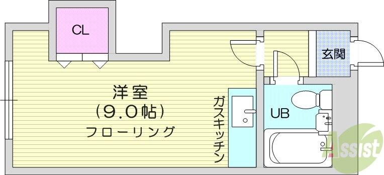 北海道札幌市中央区南十三条西８ 幌平橋駅 ワンルーム アパート 賃貸物件詳細