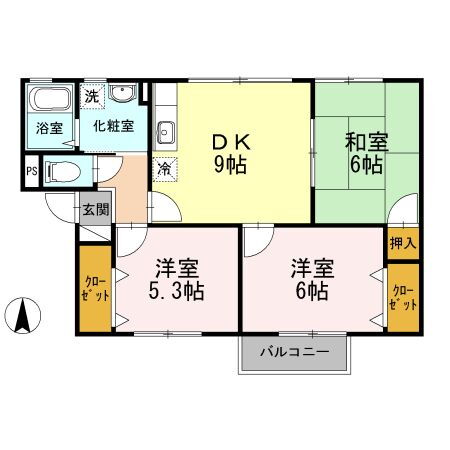 奈良県天理市二階堂上ノ庄町 二階堂駅 3DK アパート 賃貸物件詳細