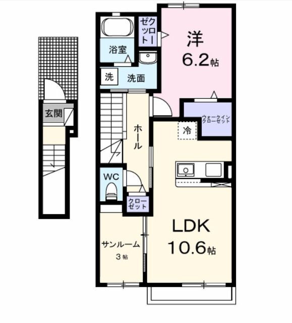 茨城県水戸市酒門町 水戸駅 1LDK アパート 賃貸物件詳細