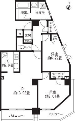 東京都世田谷区三軒茶屋２ 三軒茶屋駅 2LDK マンション 賃貸物件詳細