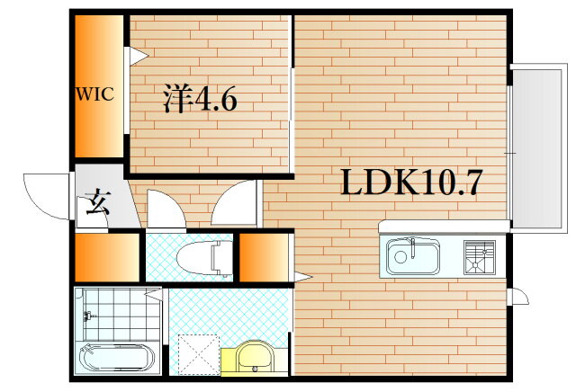 山口県下関市新椋野１ 幡生駅 1LDK アパート 賃貸物件詳細