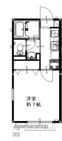 東京都立川市曙町３ 西国立駅 1K アパート 賃貸物件詳細