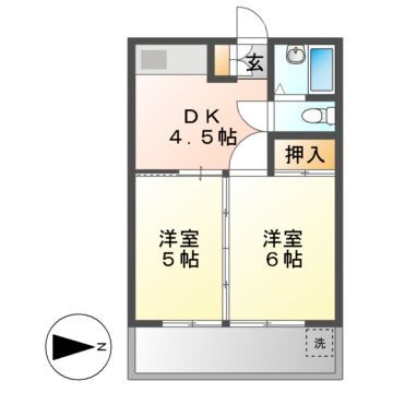 愛知県名古屋市昭和区山脇町１ 荒畑駅 2K マンション 賃貸物件詳細