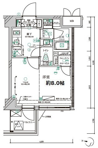ディアレイシャス三軒茶屋 5階 1K 賃貸物件詳細