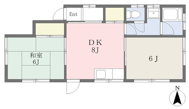 愛媛県松山市北斎院町 西衣山駅 2DK 一戸建て 賃貸物件詳細