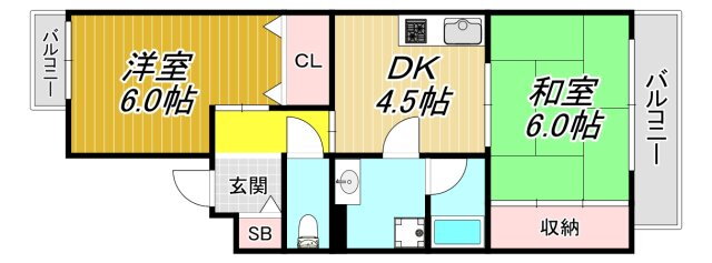 兵庫県尼崎市久々知２ 塚口駅 2DK マンション 賃貸物件詳細