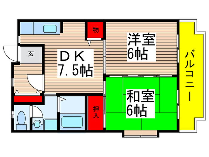 千葉県市川市南八幡２ 本八幡駅 2DK マンション 賃貸物件詳細