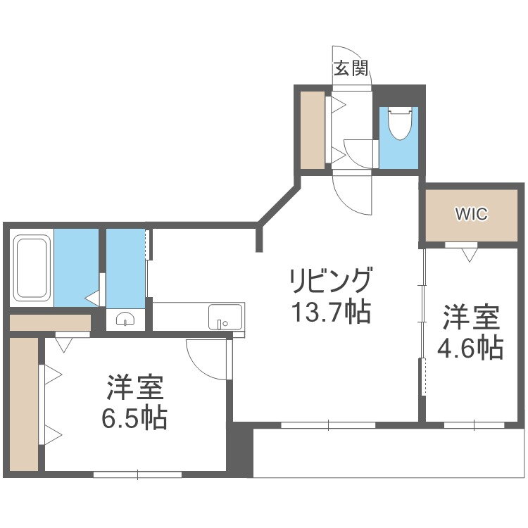 Ａｕｇｕｓｔａ伏見 2階 2LDK 賃貸物件詳細