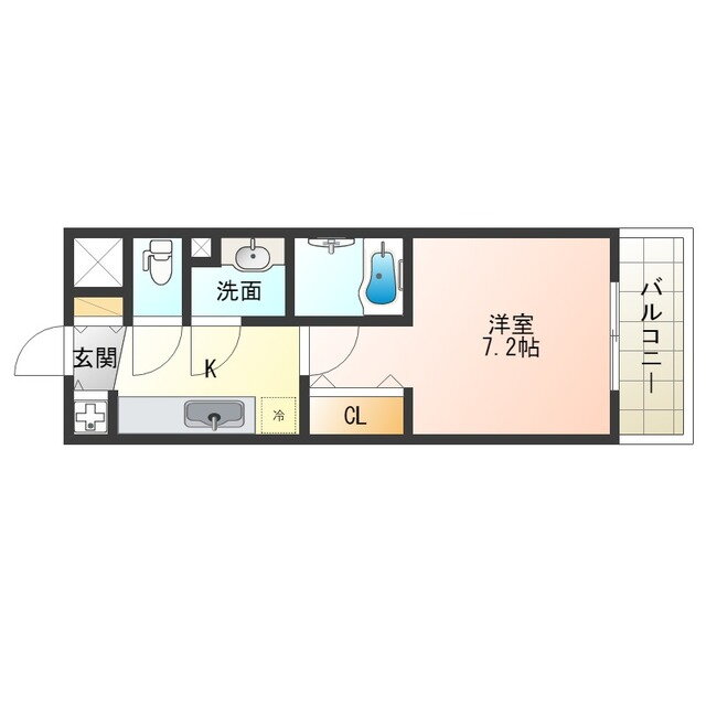 大阪府大阪市北区大淀中１ 中津駅 1K マンション 賃貸物件詳細