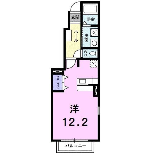 愛媛県松山市三町１ 福音寺駅 ワンルーム アパート 賃貸物件詳細