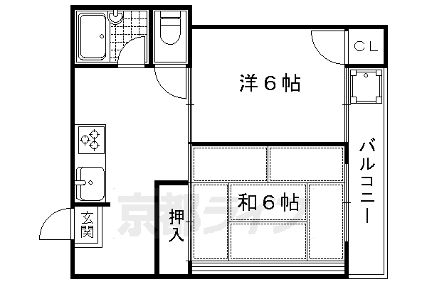 京都府京都市北区紫竹東桃ノ本町 北大路駅 2DK マンション 賃貸物件詳細