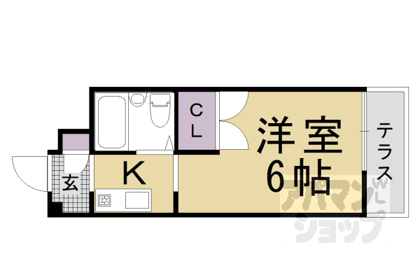 京都府京都市西京区下津林前泓町 桂駅 1K マンション 賃貸物件詳細