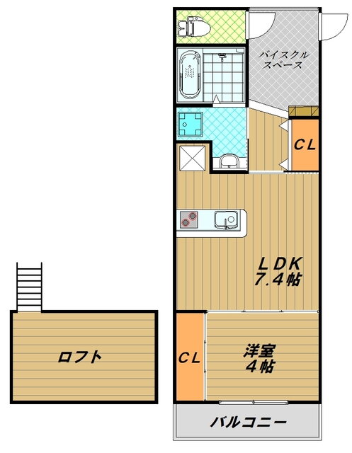 兵庫県神戸市須磨区大手町６ 板宿駅 1LDK アパート 賃貸物件詳細