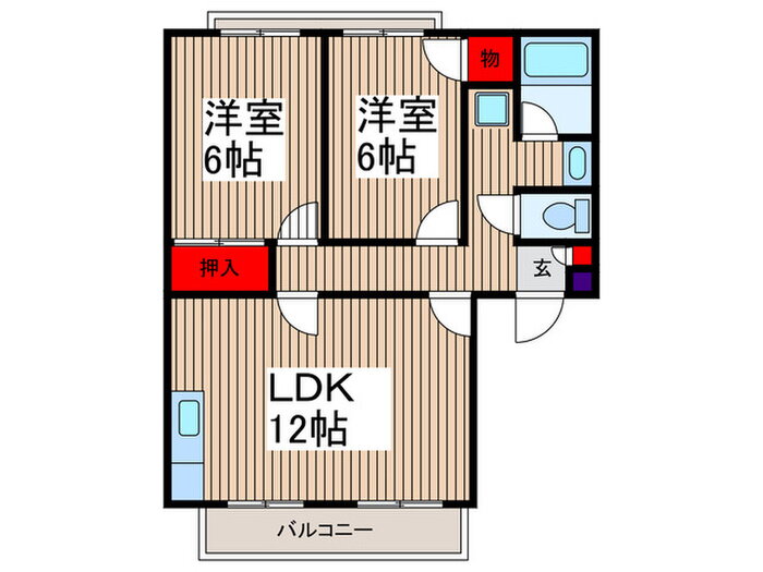 埼玉県戸田市美女木北３ 北戸田駅 2LDK マンション 賃貸物件詳細