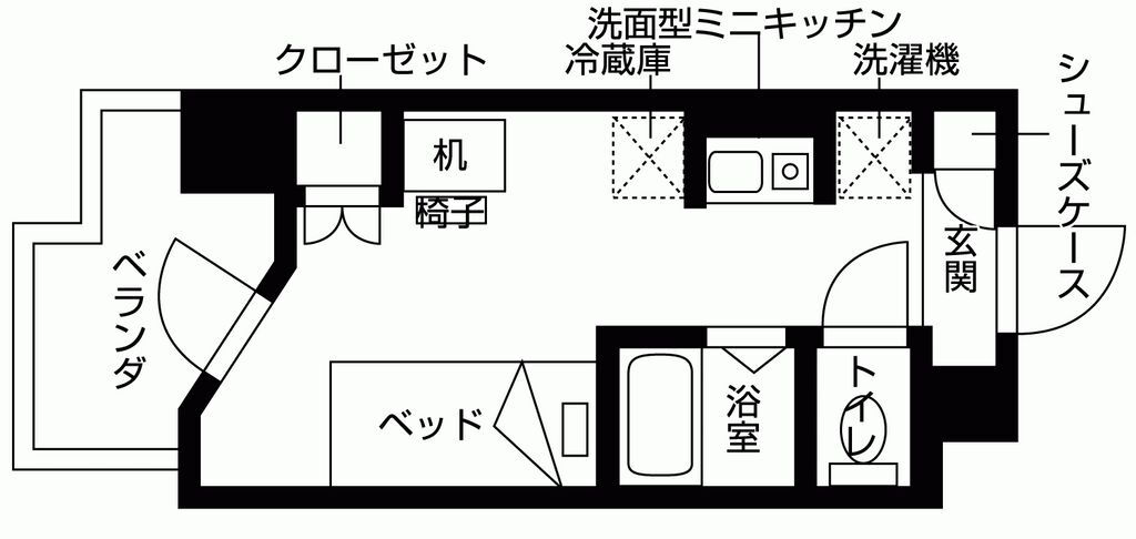 バウスクロス板橋加賀 2階 ワンルーム 賃貸物件詳細