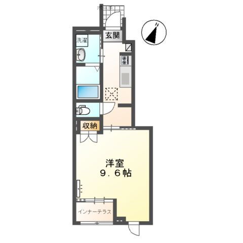 岡山県岡山市北区七日市東町 清輝橋駅 1K アパート 賃貸物件詳細