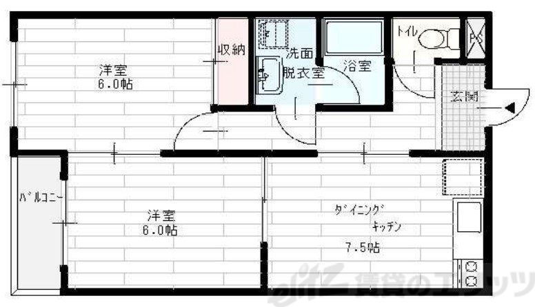 大阪府高槻市郡家本町 高槻駅 2DK マンション 賃貸物件詳細