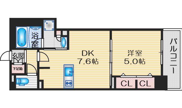 大阪府吹田市広芝町 江坂駅 1DK マンション 賃貸物件詳細