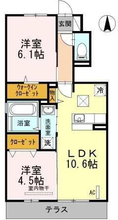 福岡県福岡市東区香椎駅東３ 香椎駅 2LDK アパート 賃貸物件詳細