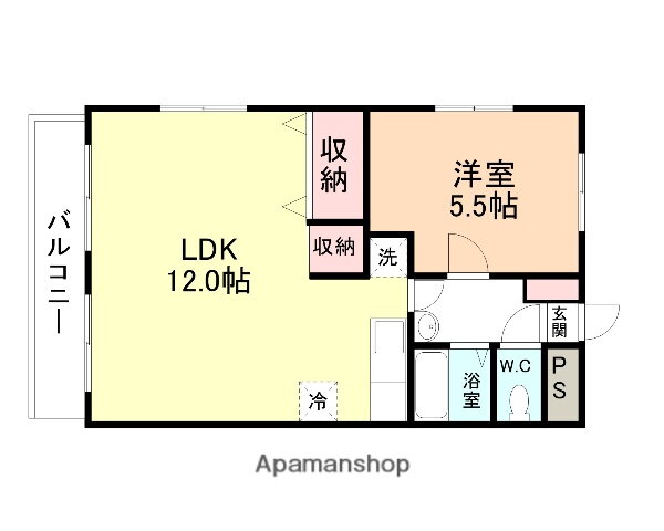 富山県富山市四ツ葉町 奥田中学校前駅 1LDK マンション 賃貸物件詳細