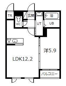 北海道旭川市一条通１２ 旭川駅 1LDK アパート 賃貸物件詳細