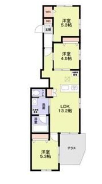 フルール池上 1階 3LDK 賃貸物件詳細